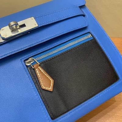 wholesale quality hermes kelly depeches colormatic swift blue hydra noir